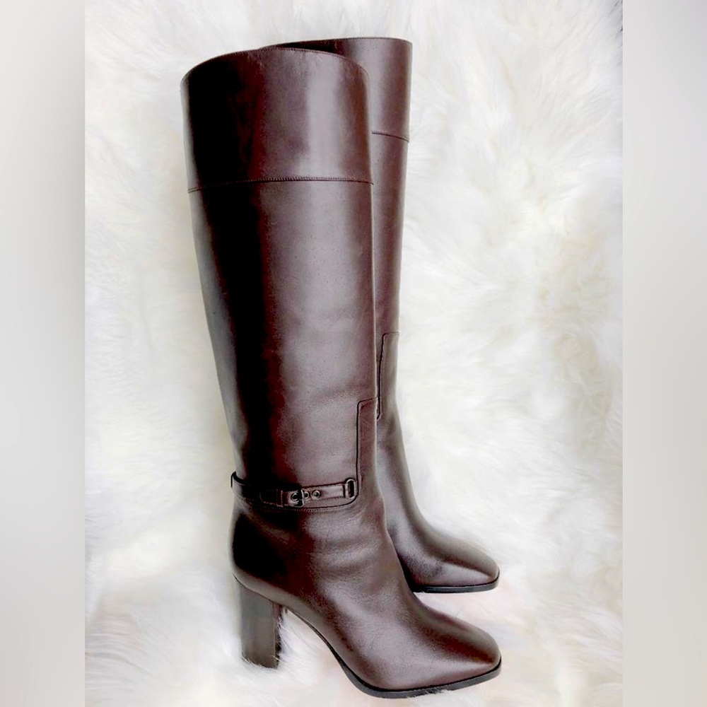 Christian Louboutin Mervillon Knee High Chocolate Boots